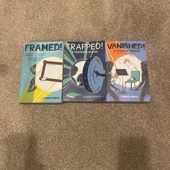 Framed, Vanished and Trapped Paperback Book Series Set Bundle Collection Spy FBI - Picture 1 of 3